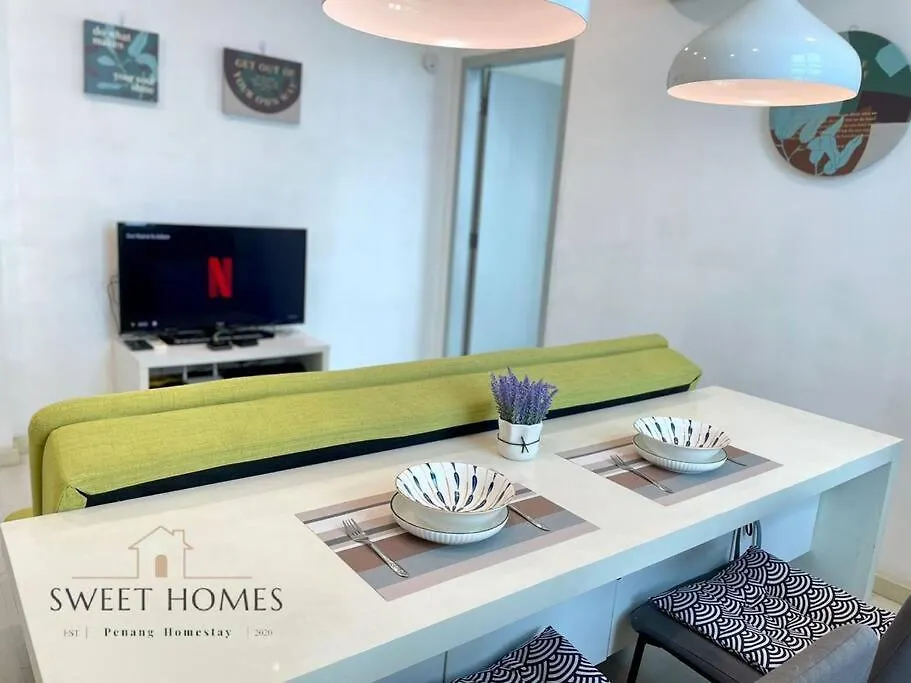 Pool View Stylish Suite At Jelutong Penang 1-4Pax George Town