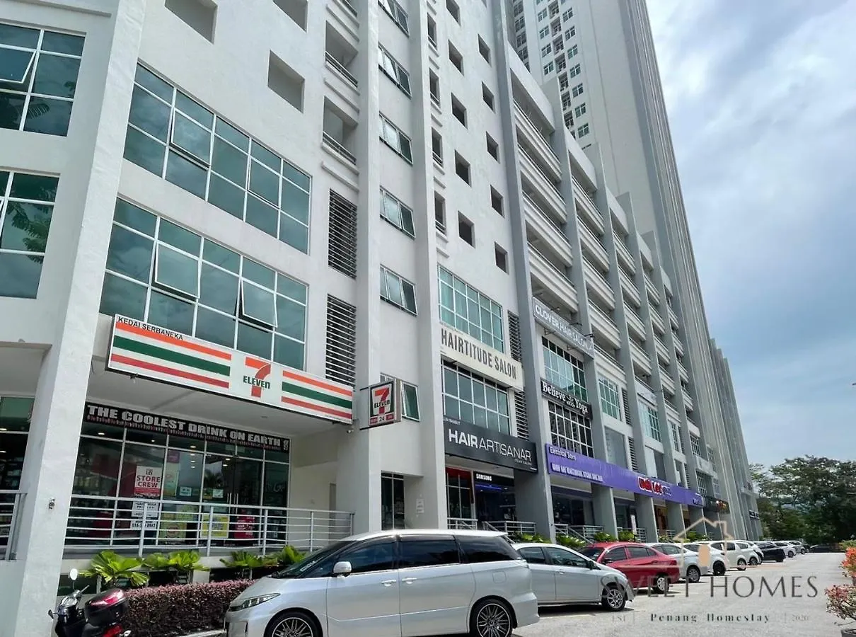 Pool View Stylish Suite At Jelutong Penang 1-4Pax George Town